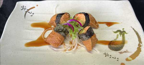 Spicy Crab Inari Appertizer