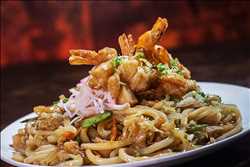 Seafood Yaki Udon (thick noodle)